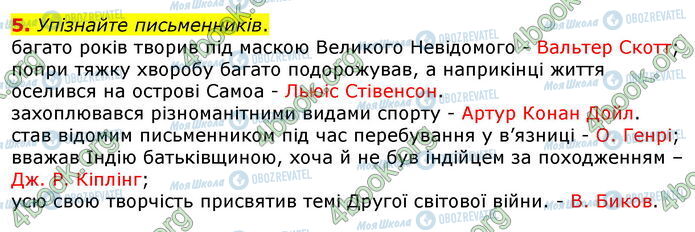 ГДЗ Зарубежная литература 7 класс страница Стр.272 (5)